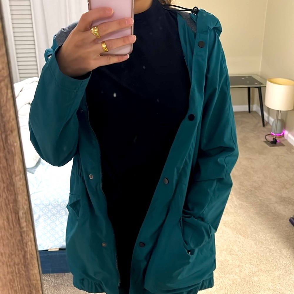 A New Day Teal windbreaker Jacket